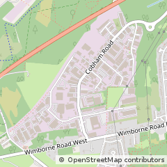 Map of Ferndown, Dorset