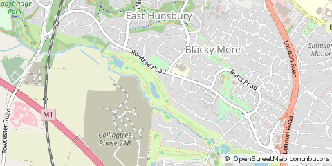 Map of Northampton
