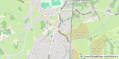 Map of Wimborne