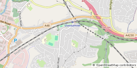 Map of Swansea