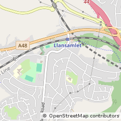 Map of Swansea