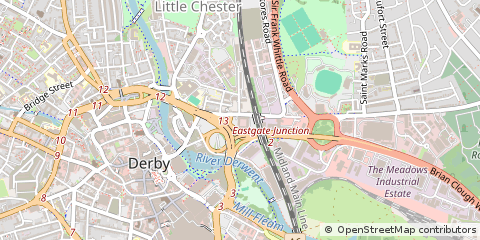Map of Derby