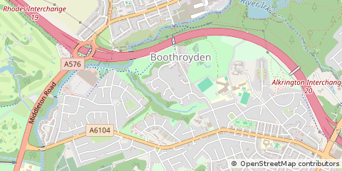 Map of Manchester