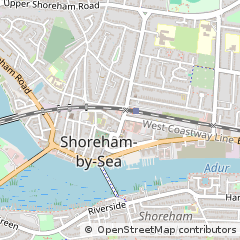 Map of Shoreham-by-SEA, West Sussex