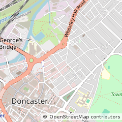 Map of Doncaster