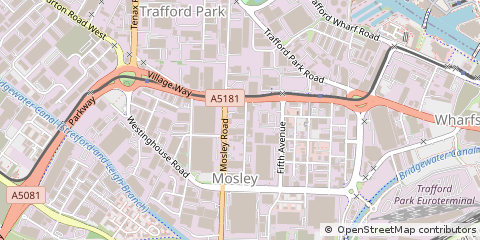 Map of Manchester
