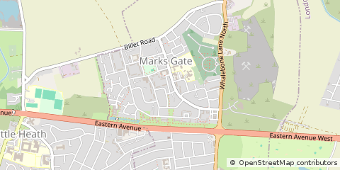Map of Marks Gate