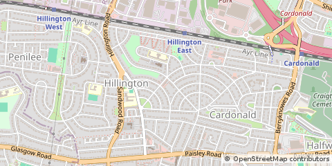 Map of Glasgow