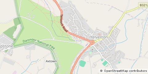 Map of Yelverton, Devon