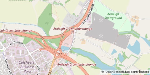 Map of Colchester, Essex