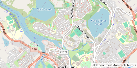 Map of Co Fermanagh