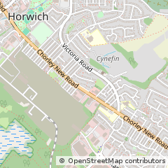 Map of Bolton, Lancashire
