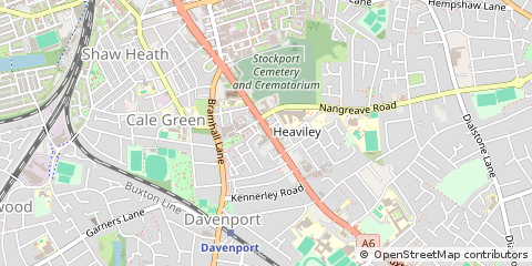 Map of Stockport