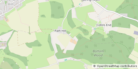 Map of Goring Heath, Oxfordshire