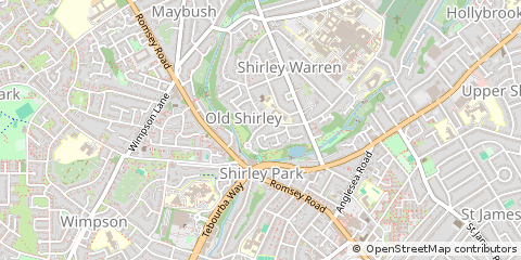 Map of Southampton