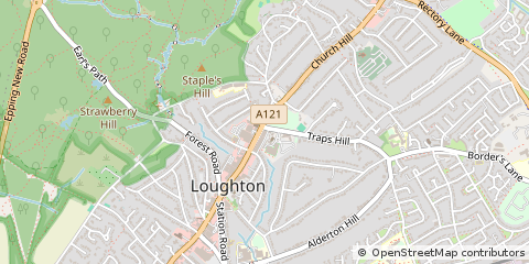 Map of Loughton