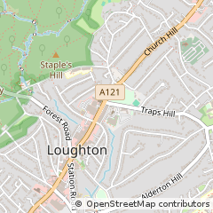 Map of Loughton