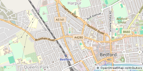 Map of Bedfordshire