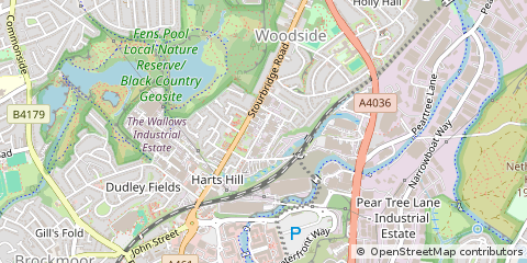 Map of Brierley Hill