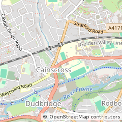 Map of Stroud, Gloucestershire