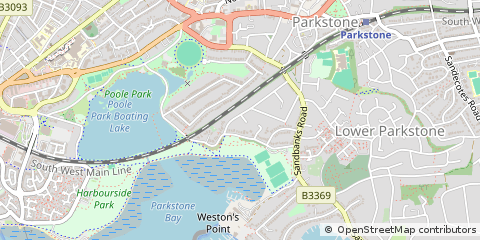 Map of Poole, Dorset