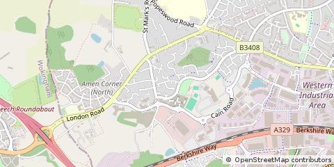 Map of Bracknell