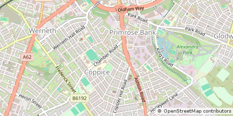 Map of Oldham