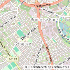 Map of Oldham