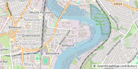 Map of Southampton, Hampshire