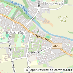 Map of Wetherby, West Yorkshire