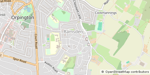 Map of Orpington