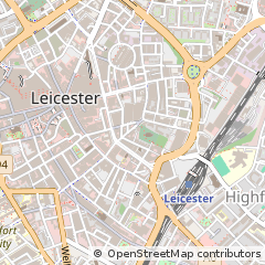 Map of Leicester