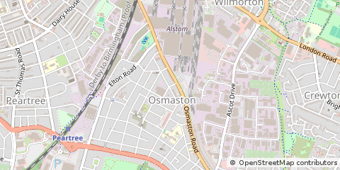 Map of Derby, Derbyshire