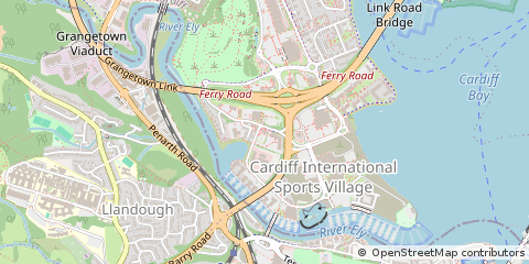 Map of Cardiff, Vale of Glamorgan