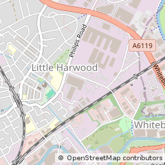 Map of Blackburn, Lancashire