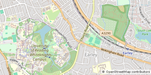 Map of Reading, Berkshire