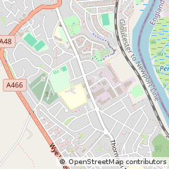 Map of Chepstow, Gwent