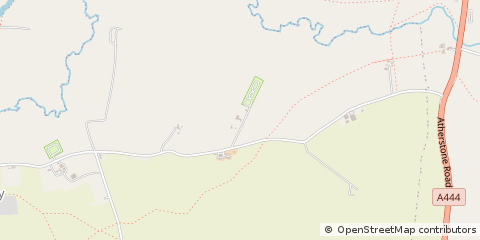 Map of Atherstone, Warwickshire