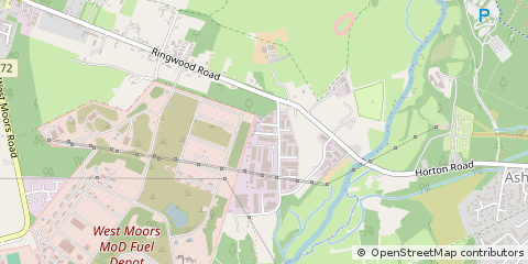 Map of Wimborne, Dorset