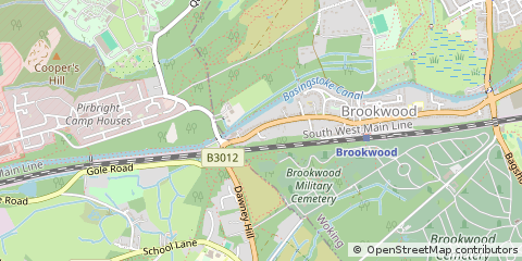 Map of Woking