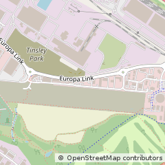 Map of Sheffield, South Yorkshire
