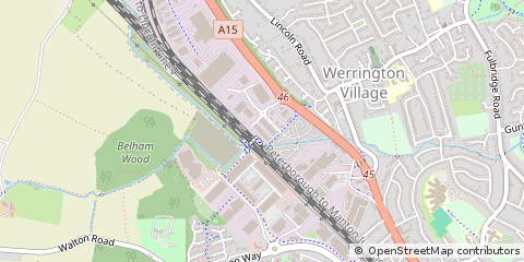 Map of Peterborough