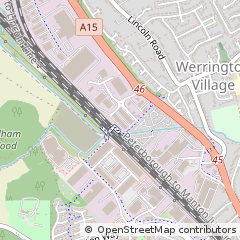 Map of Peterborough