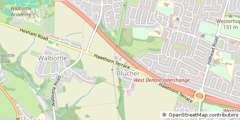 Map of Newcastle Upon Tyne, Tyne & Wear
