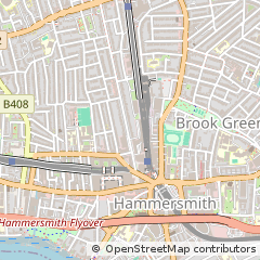 Map of Hammersmith, London