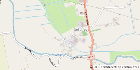 Map of King's Lynn, Norfolk