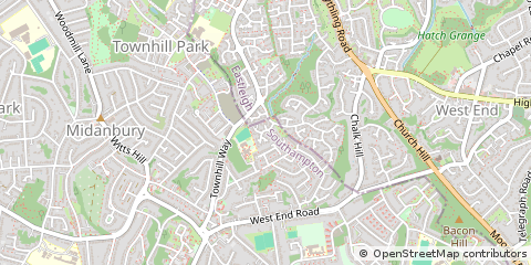 Map of Southampton