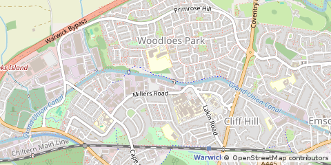 Map of Warwick