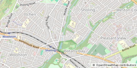 Map of Southampton