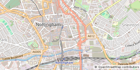 Map of Nottingham